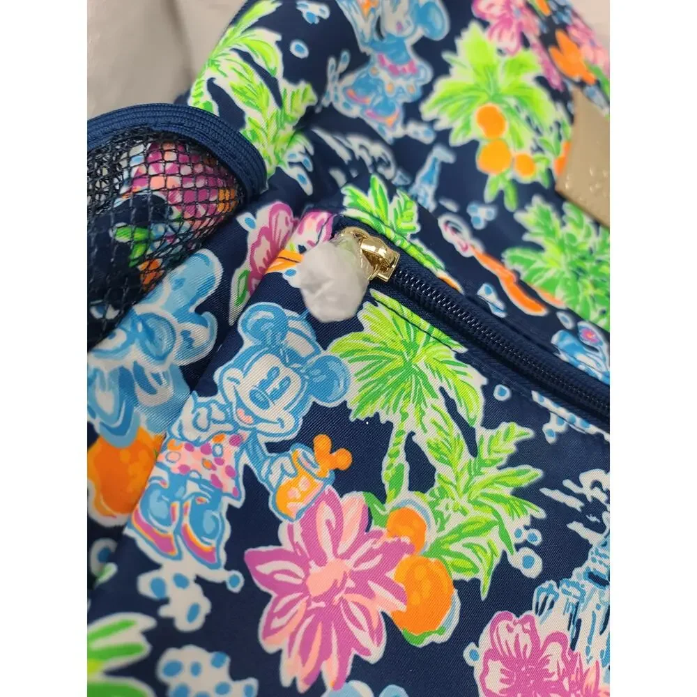 Disney Parks X Lilly Pulitzer Bahia Disney Dreaming back pack resort wear Blue